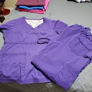 Koi Purple Scrub Set